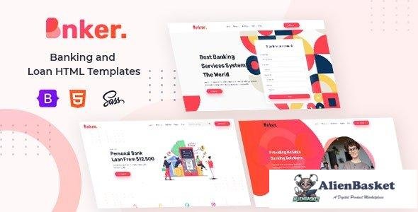 35329 Bnker. - Banking and Loan HTML Templates + RTL 