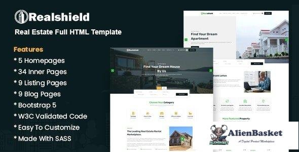 35374 Realshield - Real Estate Full HTML Template 