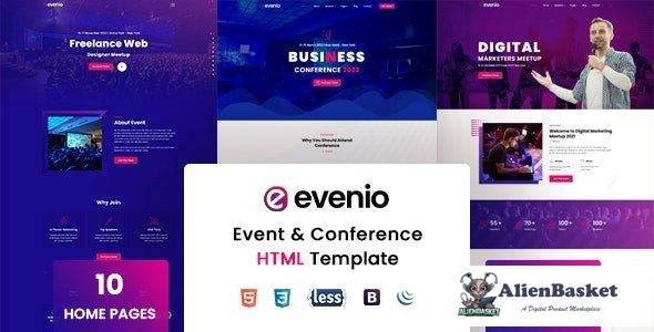 35386 Evenio - Event Conference HTML Template 