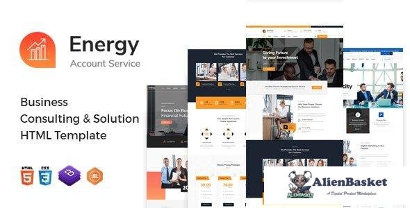 35405 Energy - Business Consulting and Professional Services HTML Template 