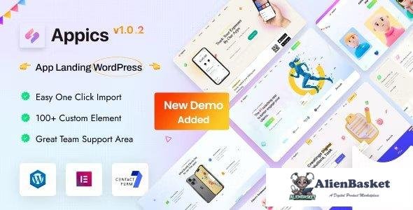 35407 Appics v1.0.2 - app landing page 