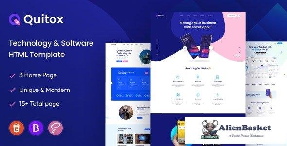 35423 Quitox - Software & IT Solutions HTML Template 