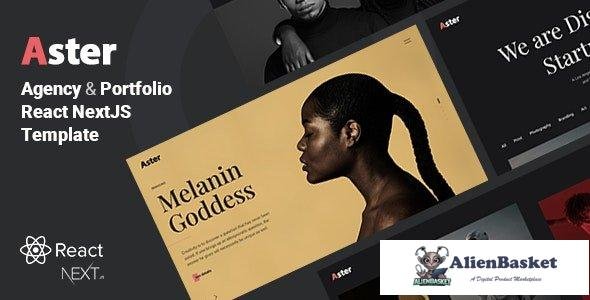 35427 Aster - Creative Agency Portfolio React Template 