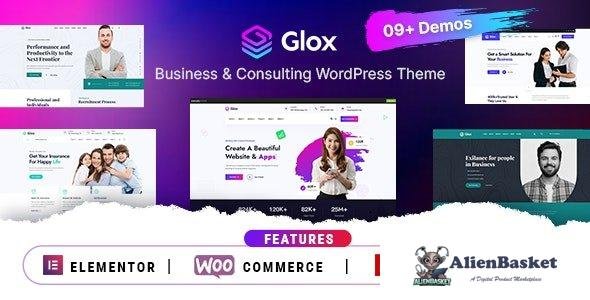 35430 Glox v1.0.5 - Business & Consulting WordPress Theme 