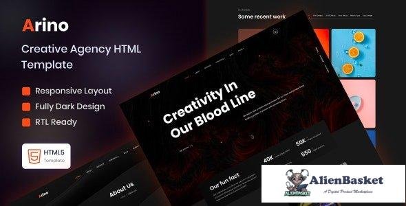 35590 Arino - Creative Agency Template 