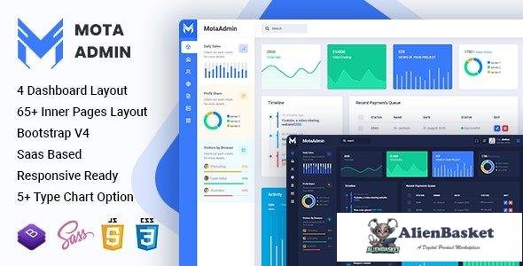 35677 MotaAdmin v1.2 - Admin & Dashboard Template 