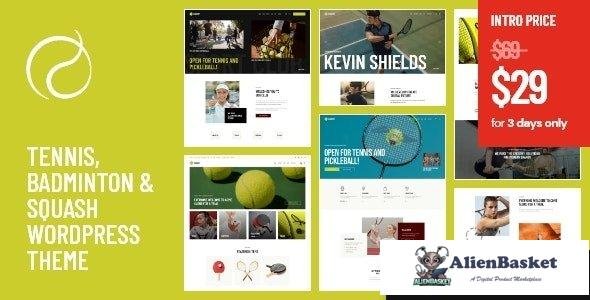 39794 Racquet v1.3.0 - Tennis, Badminton & Squash WordPress Theme 