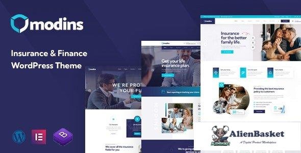 43882 Modins v1.1.1 - Insurance & Finance WordPress Theme 