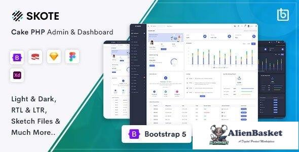 35813 Skote - Cake PHP Admin Dashboard Template 