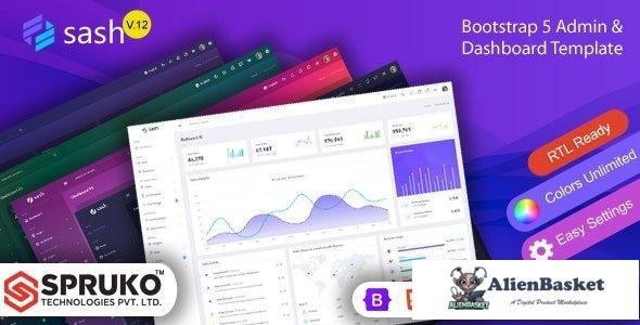 35919 Sash v12 - Bootstrap 5 Admin & Dashboard Template 