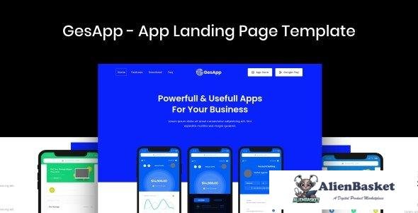 35960 GesApp - App Landing Page Template 