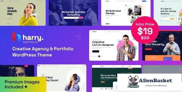 37655 Harry v1.1.3 - Creative Agency & Portfolio WordPress Theme + RTL 