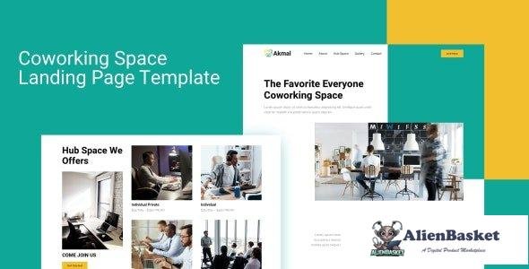 36077 Akmal - Coworking Space Landing Page Template 