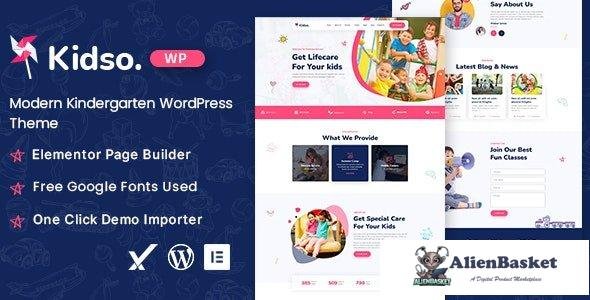 36131 Kidso v1.0.0 - Modern Kindergarten WordPress Theme 