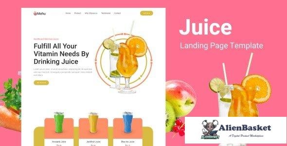 36174 Mehu - Juice Landing Page Template 