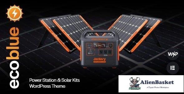 36239 EcoBlue v1.0 - Power Station & Solar Kits WordPress Theme 