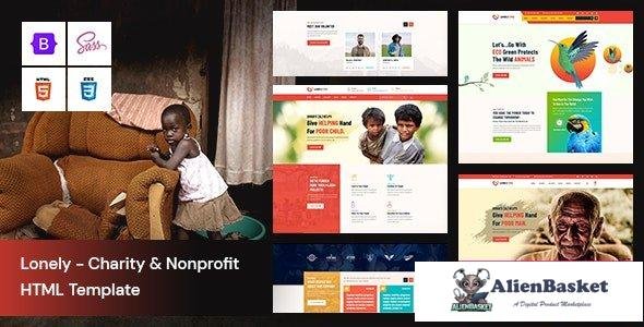 36277 Lonely - Charity & Nonprofit HTML Template 