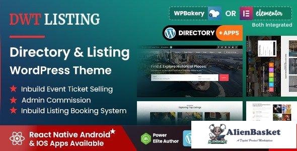 36280 DWT v3.2.7 - Directory & Listing WordPress Theme 