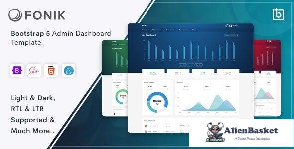 36303 Fonik v3.1.0 - Admin & Dashboard Template 