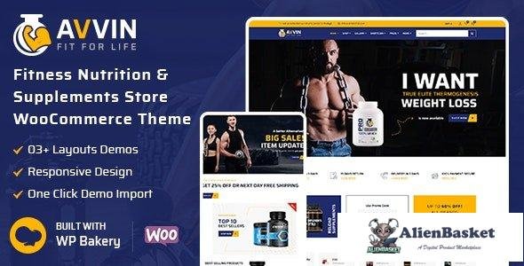 36310 Avvin v1.4 - Fitness Nutrition and Supplements Store WooCommerce Theme 