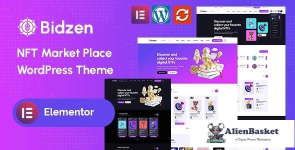 36324 Bidzen - NFT Marketplace WordPress Theme - 4 January 2023 