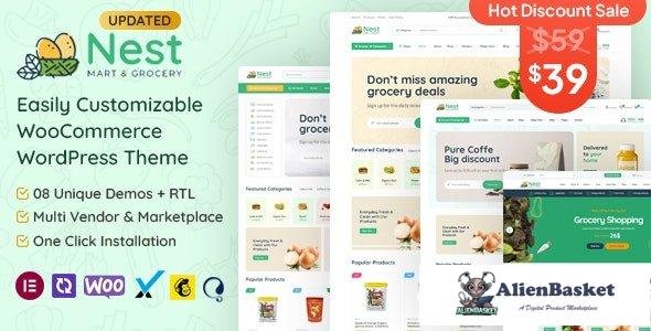 38277 Nest v1.6.2 - Grocery Store WooCommerce WordPress Theme 