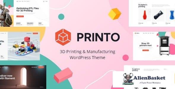 36432 Printo v1.0 - 3D Printing & Manufacturing WordPress Theme 