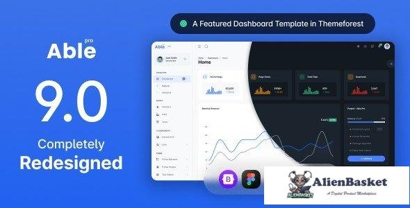 36466 Able pro 9.0 - Bootstrap 5, Angular 13 & React Admin Template 