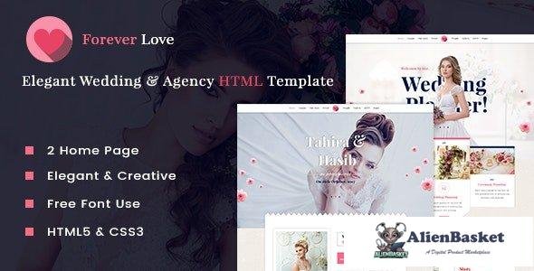 36497 Forever Love - Wedding & Agency HTML Template 