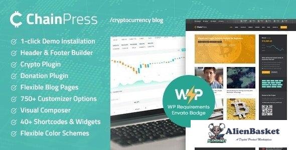 38042 ChainPress v1.0.9 - Financial WordPress Business Blog Theme 