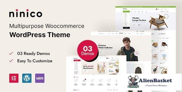 36752 Ninico v1.0.1 - Minimal WooCommerce WordPress Theme 