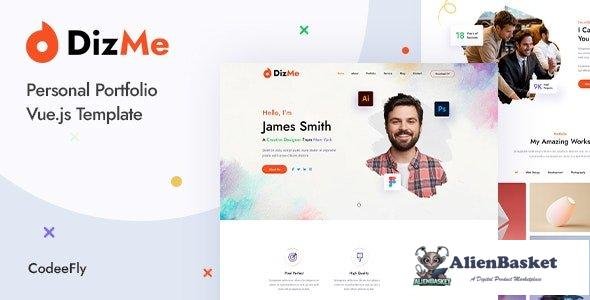 36760 Dizme - Personal Portfolio Vue Template 