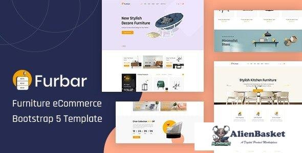 36786 Furbar - Furniture eCommerce Bootstrap 5 Template 