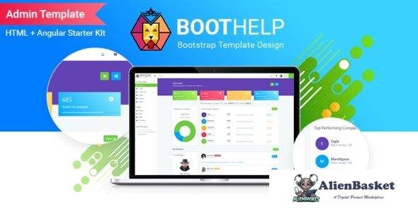 36805 BootHelp - Bootstrap Admin Dashboard HTML PSD Angular Starter kit 