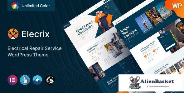 39781 Elecrix v1.0.2 – Electrical Repair Services WordPress Theme 