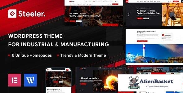 43979 Steeler v3.0 - Industrial & Manufacturing WordPress Theme 