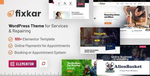 37078 FixKar v3.4.1 - All Services WordPress Theme Build With Elementor 