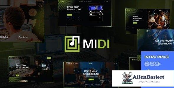 39802 Midi v1.2 - Sound & Music Production WordPress Theme 