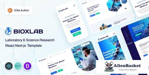 40100 Bioxlab v1.0.7 - Laboratory & Science Research WordPress Theme 