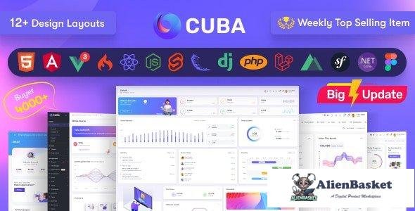 39276 Cuba v9.1 - HTML, React, Angular 15, Vue 3 JS, Nuxt, Nodejs, Asp.Net & Laravel Admin Dashboard