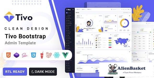 37496 Tivo v1.0 - React, Vue Js, Laravel & HTML Admin Dashboard Template 