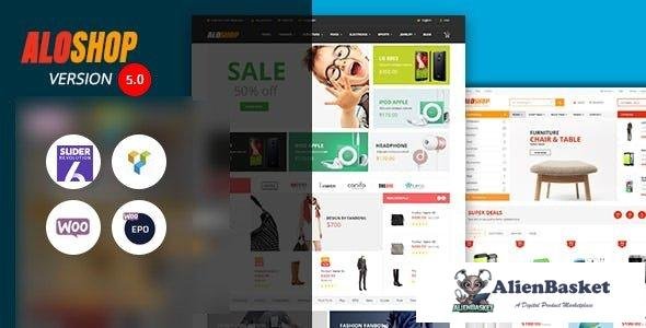 37541 Alo Shop v5.5 - Mega Market RTL Responsive Theme 