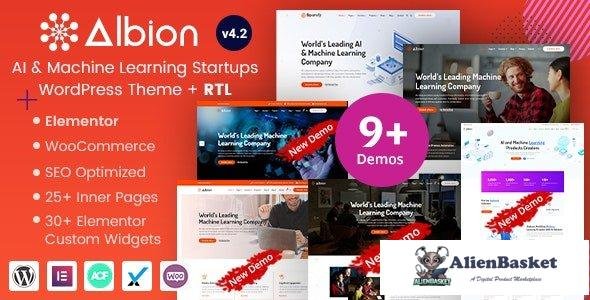 37636 Albion v4.2 - Artificial Intelligence & Machine Learning Startup WordPress Theme 