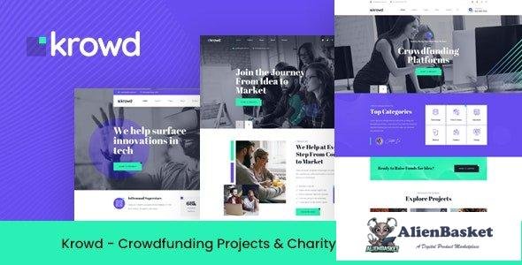 38423 Krowd v1.3.0 - Crowdfunding & Charity WordPress Theme 