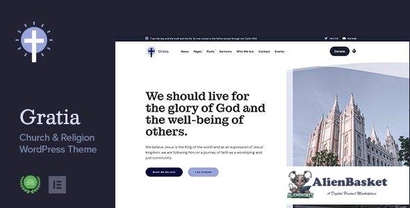 37750 Gratia v1.0 - Church & Religion WordPress Theme 