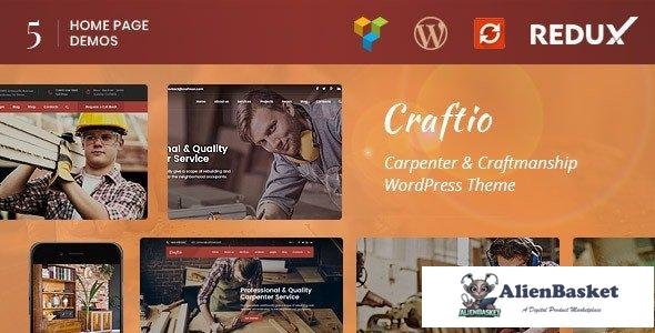 37743 Craftio v2.3 - Carpenter WordPress Theme 