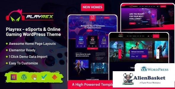 37818 Playrex v1.1 - eSports & Gaming Clan News WordPress Theme 