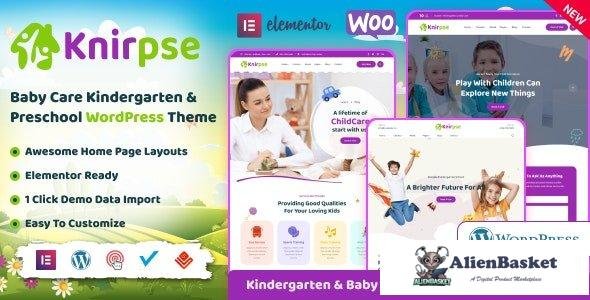 37820 Knirpse v1.1 – Kindergarten & Baby Care WordPress Theme 