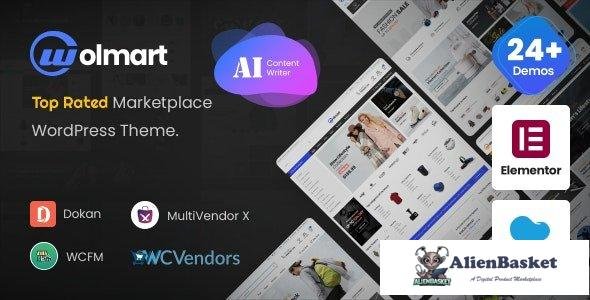 44116 Wolmart v1.8.3 - Multi-Vendor Marketplace WooCommerce Theme 