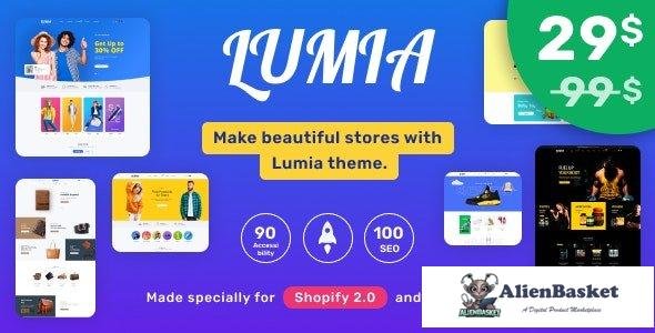 37874 Lumia v1.2.9 - Multipurpose Shopify Theme OS 2.0 - Multilanguage - RTL Support 